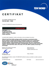 TÜV NORD CERTIFIKACE Certificate